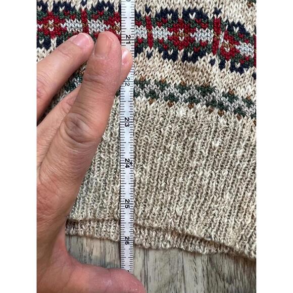 Vintage Michael Ross Fair Isle Sweater Vest 42 - Picture 8 of 10